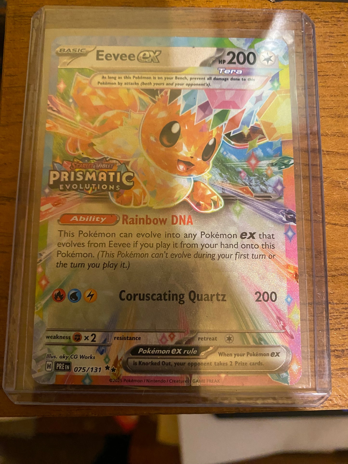 Prismatic Evolution Eevee promo