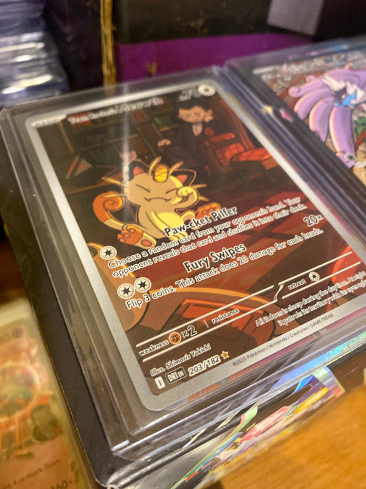 Team rockets meowth full art destined rivals